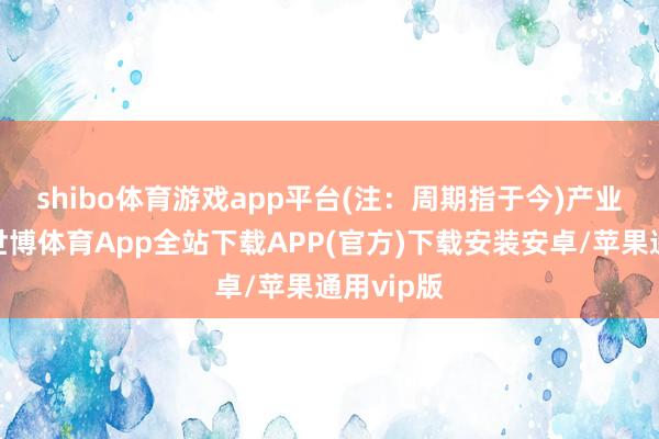 shibo体育游戏app平台(注：周期指于今)　　产业链指数-世博体育App全站下载APP(官方)下载安装安卓/苹果通用vip版