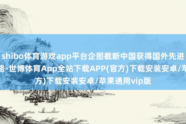 shibo体育游戏app平台企图截断中国获得国外先进 AI 芯片的道路-世博体育App全站下载APP(官方)下载安装安卓/苹果通用vip版