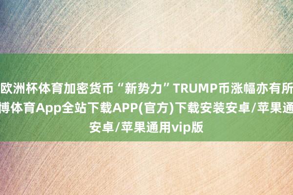 欧洲杯体育加密货币“新势力”TRUMP币涨幅亦有所回落-世博体育App全站下载APP(官方)下载安装安卓/苹果通用vip版