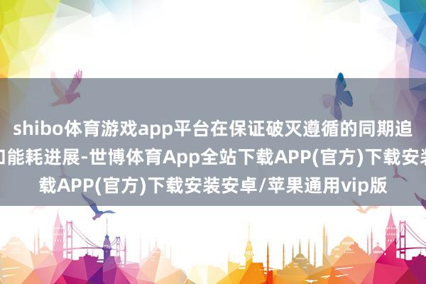 shibo体育游戏app平台在保证破灭遵循的同期追求更佳的粒形产出率和能耗进展-世博体育App全站下载APP(官方)下载安装安卓/苹果通用vip版